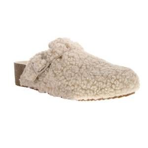 NEW CHINESE LAUNDRY magnolias sherpa clog in cream